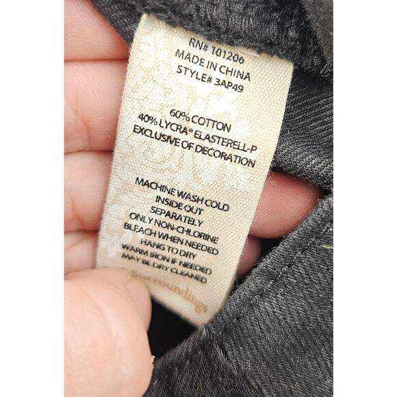 NWT Soft Surroundings triple S stretch 10P Crochet Ankle Pant black 10 PETITE - Picture 5 of 8